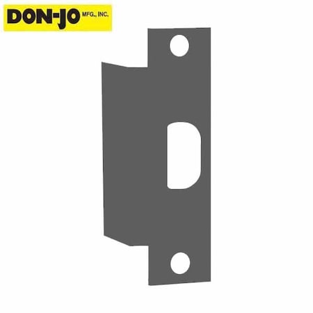 Don-Jo: Electric Strike Filler Plate 4 7/8 X 1 1/4, Duro Coated